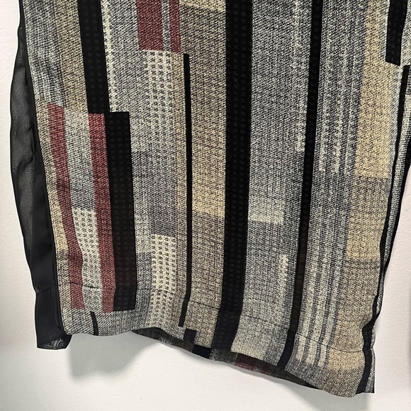 Ezekiel Women’s Wide-Leg Pants XXL Geometric Print High-Waist Flowy Trousers - Picture 4 of 11